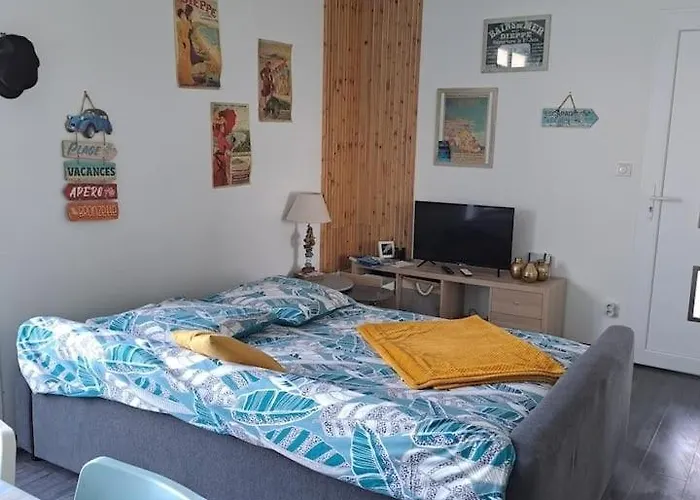 Vue A Dieppe, Les Pieds Dans L'eau Apartament *